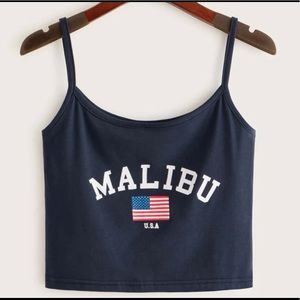 Brand New Malibu crop top🌺